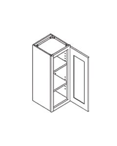 36 inch HEIGHT WALL CABINETS-1 Door-Charleston Saddle