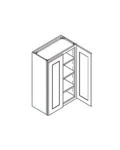 42 inch HEIGHT WALL CABINETS-2 Door-Charleston Saddle